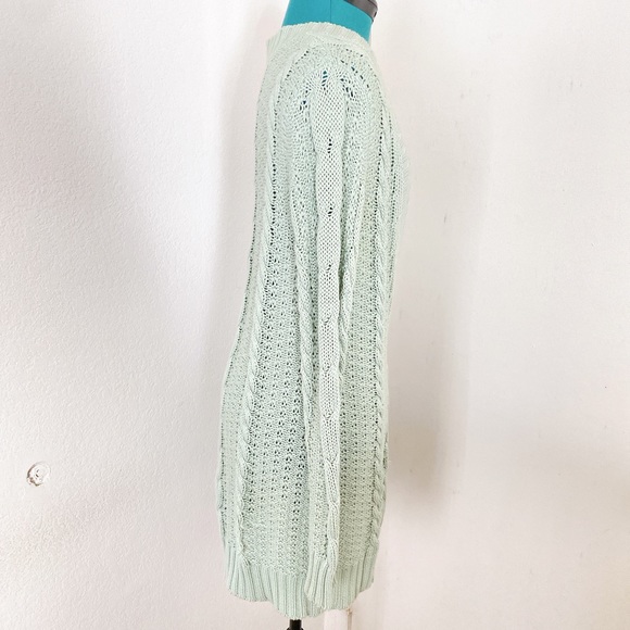 The LIMITED Oversized Pullover Sweater//Mint Green//Long Sleeve//Knit Cardigan - Picture 3 of 4